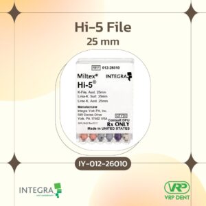 Hi-5 file 25 mm assorted. No.6-15 IY-012-26010