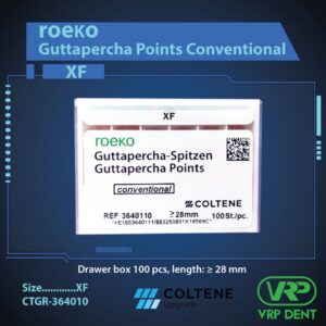 Guttapercha Points Conventional 100 pcs. no.XF CTGR-364010