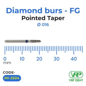 Diamond burs – FG Pointed Taper 1 pc. MI-2224