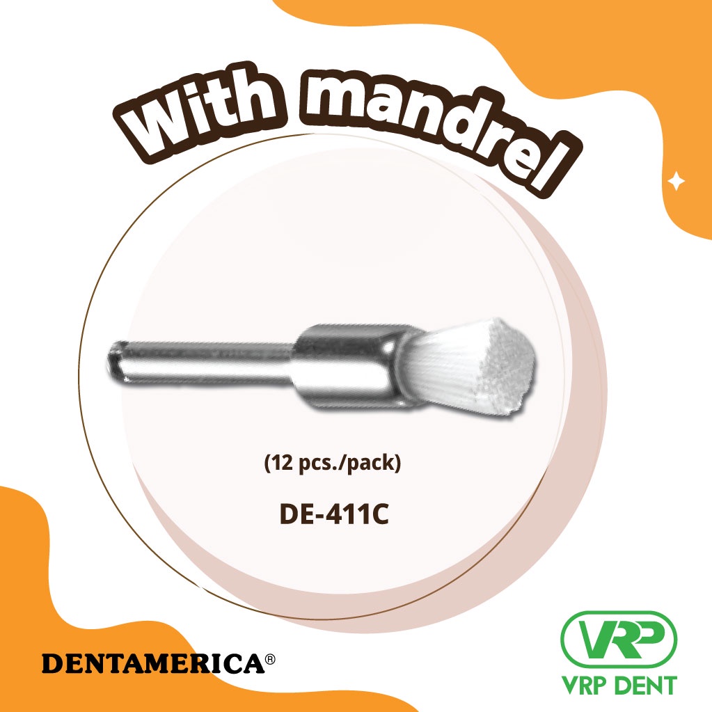 Rubber brush 12pcs./pack DE-411C