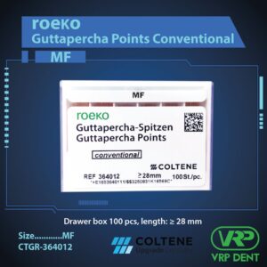 Guttapercha Points Conventional 100 pcs. no.MF CTGR-364012