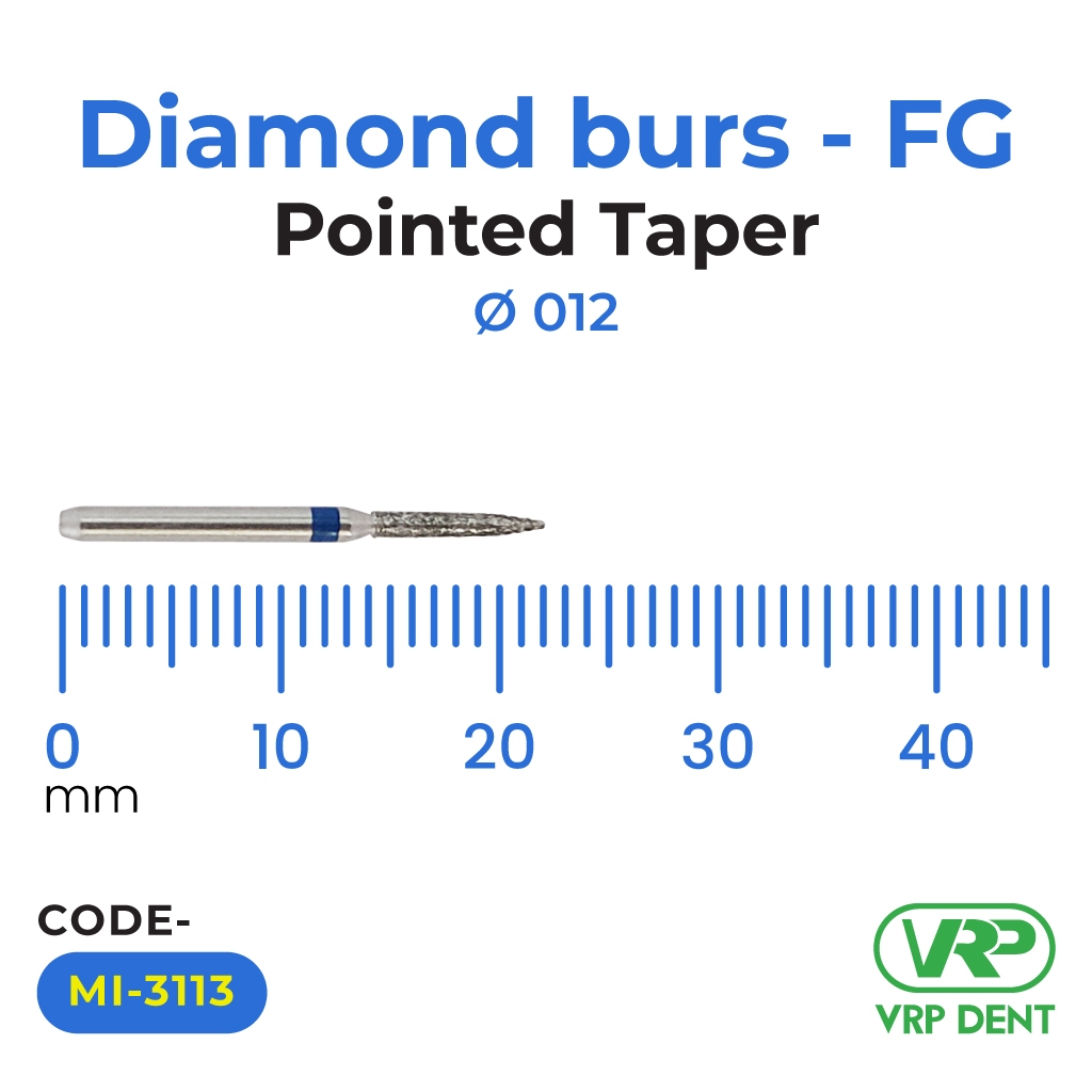 Diamond burs - FG Pointed Taper 1 pc MI-3113