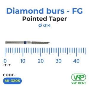 Diamond burs – FG Pointed Taper 1 pc. MI-3205