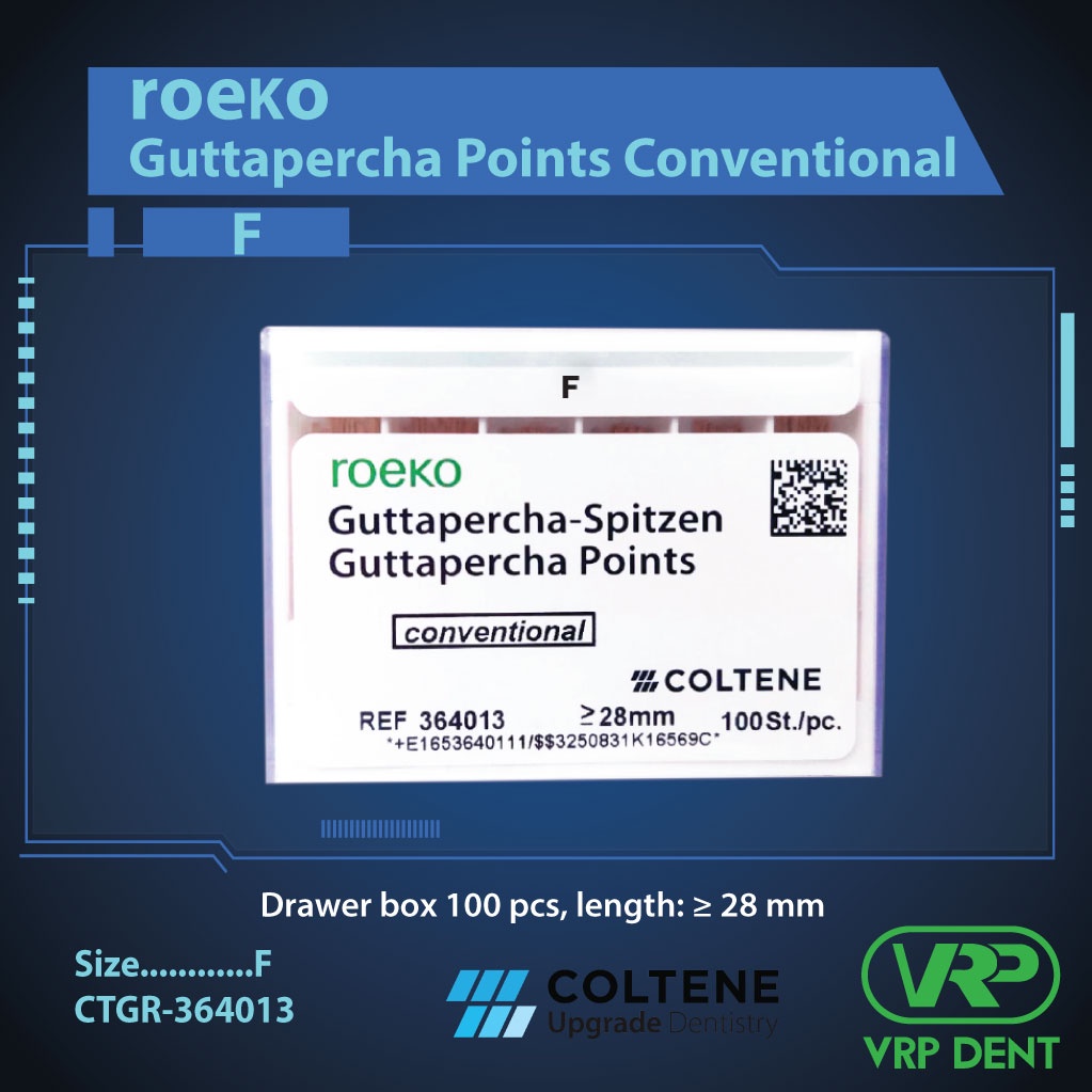 Guttapercha Points Conventional 100 pcs. no.F CTGR-364013