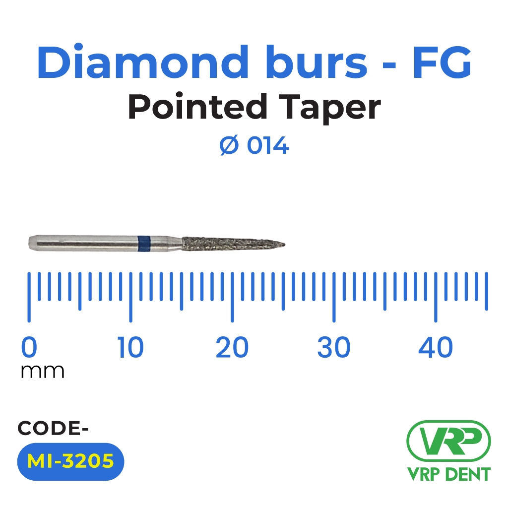 Diamond burs - FG Pointed Taper 1 pc. MI-3205