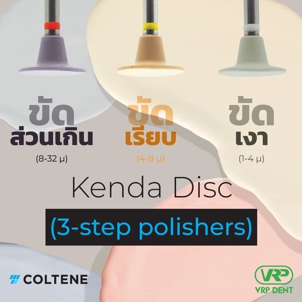 Coltene KENDA Disc 3-step polishers Maximus 1 pc.