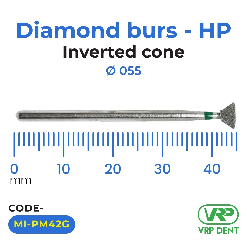 Diamond burs – HP Inverted Cone 055 1 pc. MI-PM42G