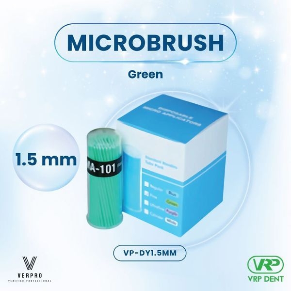 Verpro Microbrush Green 1.5 mm